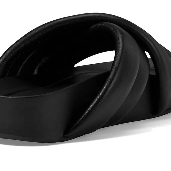 Aquatalia Black Platform Slide Sandals - Picture 8 of 9